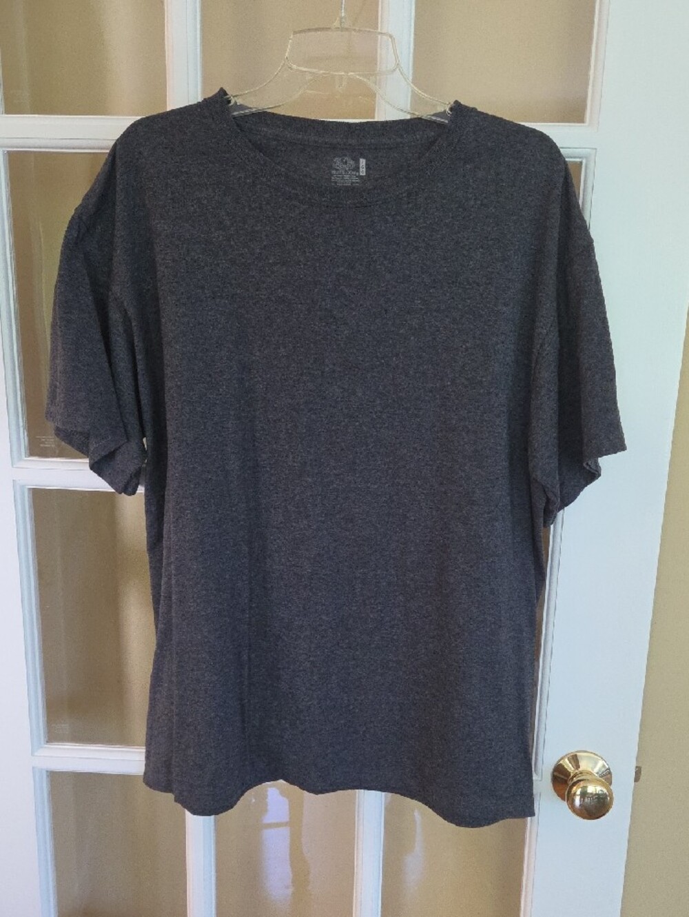 Fruit of the Loom Men’s Short Sleeve Crew Tee - Charcoal Size: L